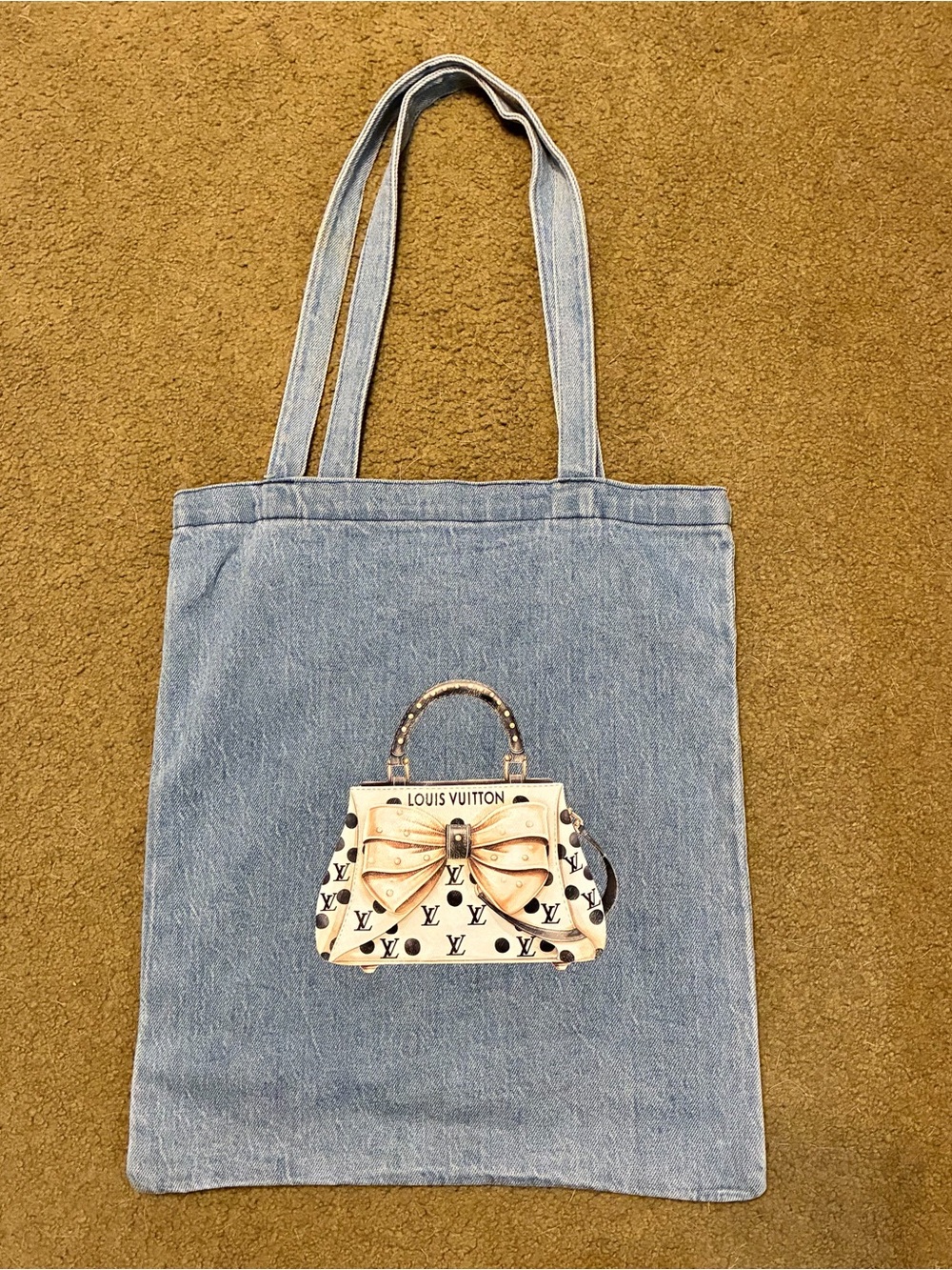 Maurice’s Y2K Denim Designer Handbag Luxury Shoulder Tote Bag Fashionable Purse